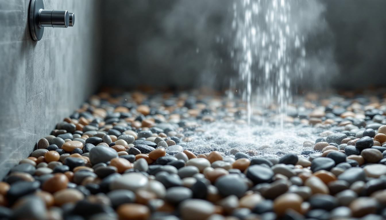 Douche italienne en galets : conseils pour une ambiance apaisante