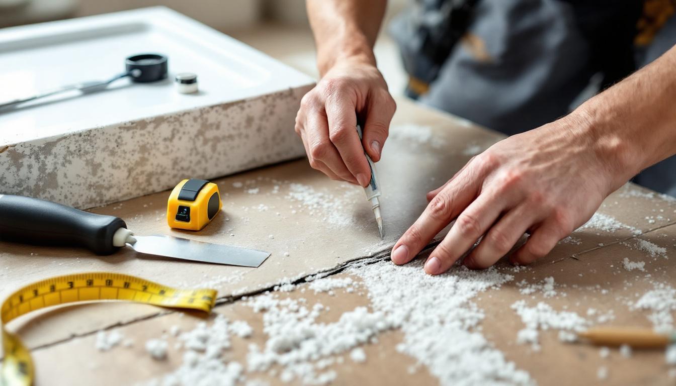 Fissure bac de douche : évaluer, réparer ou remplacer ?