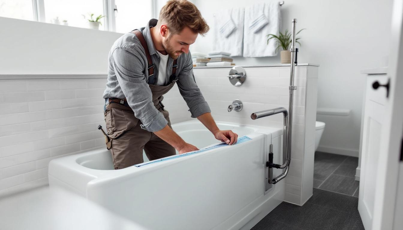 Tarif installation baignoire à porte senior : obtenez un devis personnalisé